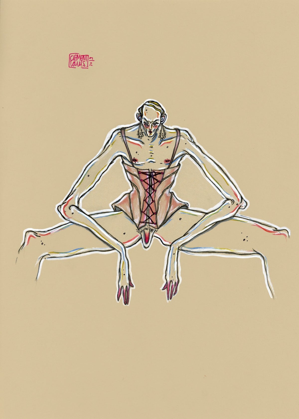 Nu masculin II, by Clément Louis - The Curators