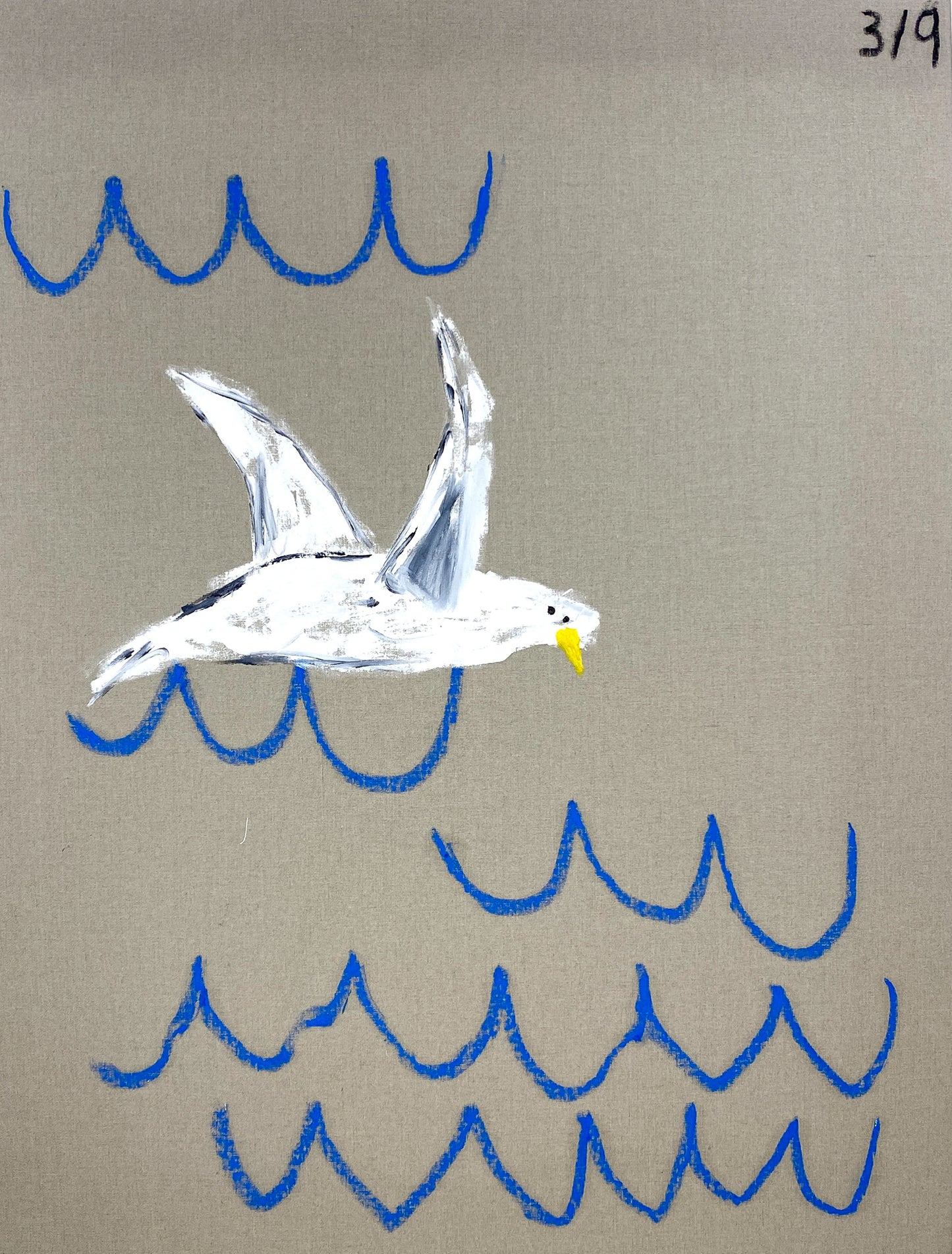 Seagulls and the Sea 3/9