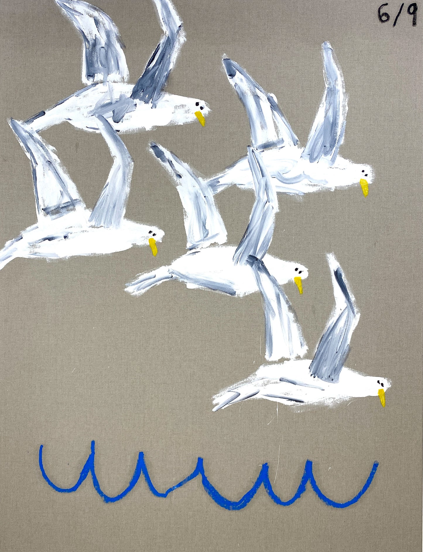 Seagulls and the Sea 6/9